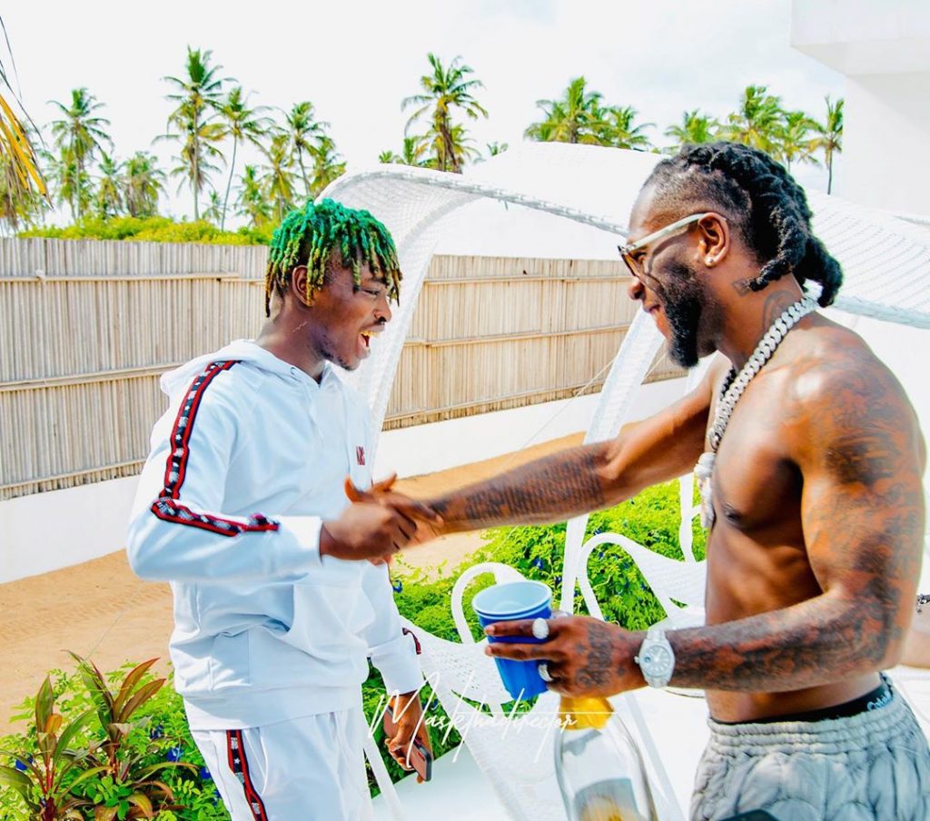 papisnoop with burna boy