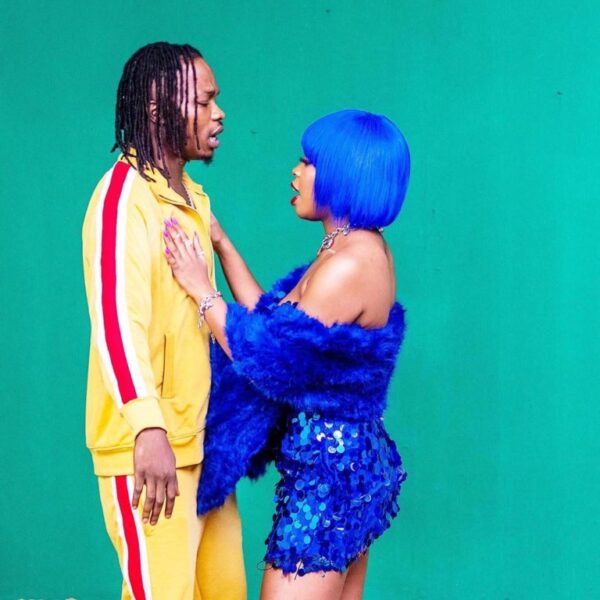 Naira Marley and Tori Keeche. Yoga Music Video Shot