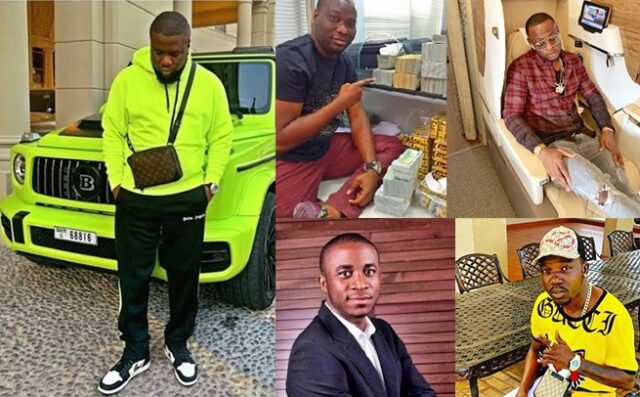 Alleged Top 10 Richest Yahoo Boys in Nigeria