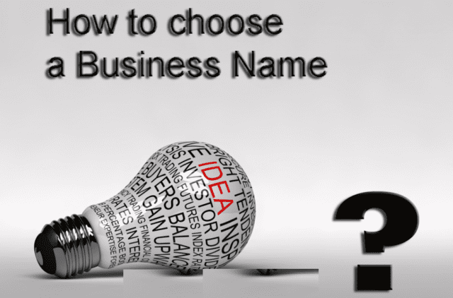 How to Choose a Great Business Name for Your Company