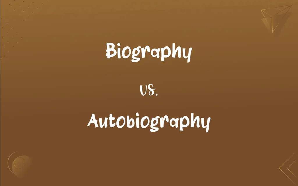 What Is the Difference Between Biography and Autobiography