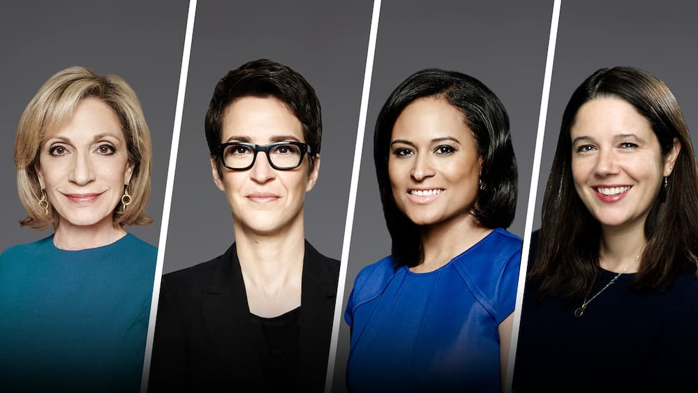Who Are The Top 15 MSNBC News Female Reporters?