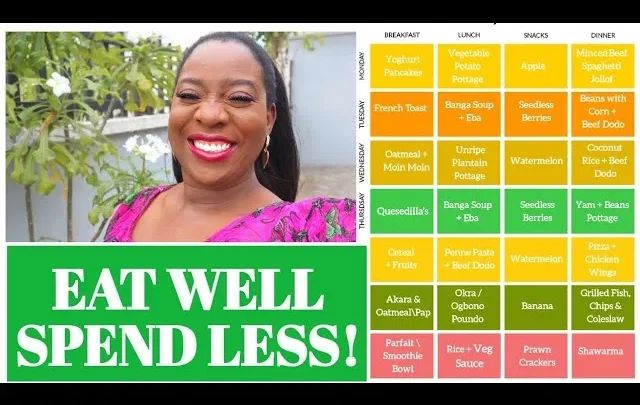 Food Timetable: Nigerian Foods for Healthy Weight Gain