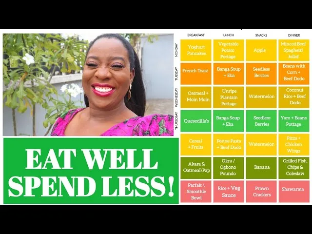 Food Timetable: Nigerian Foods for Healthy Weight Gain