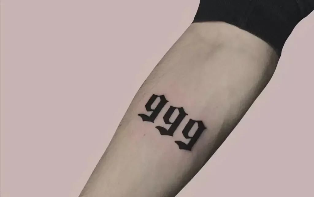 What Does The 999 Tattoo mean – All You Need To Know