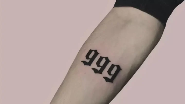 What Does The 999 Tattoo mean – All You Need To Know