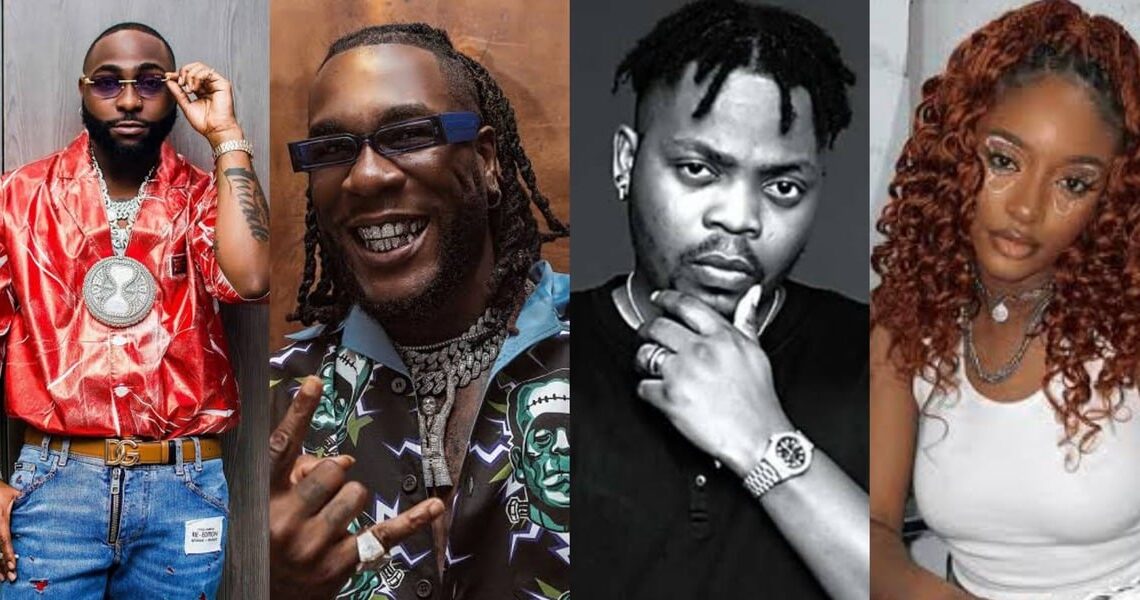 Grammy: Burna Boy, Olamide, Ayra Starr, Davido, Asake Secure Nominations Grammy: Burna Boy, Olamide, Ayra Starr, Davido, Asake Secure Nominations