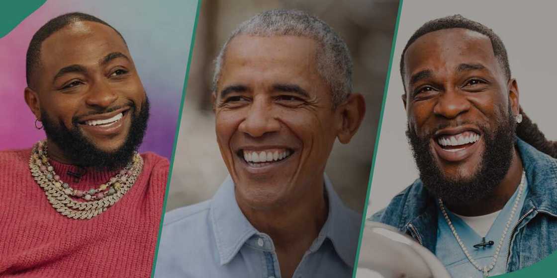 Barack Obama Playlist 2023: Davido, Burna Boy, Tems, Asake, Olamide & Tyla Make List