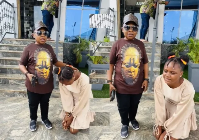 Upcoming Actress AdaKirikiri’s Viral Moment of Respect with Aki