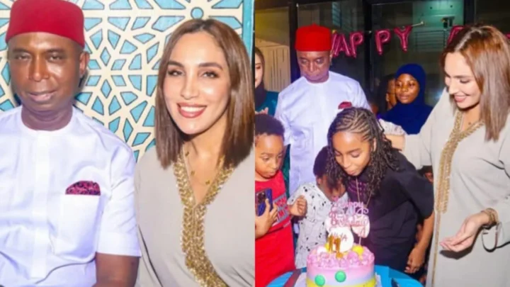 Senator Ned Nwoko’s Daughter Celebrates His Achievements
