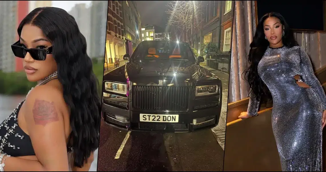 Last Last: Burna Boy Surprises Stefflon Don with Rolls Royce On Her Birthday