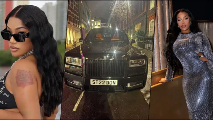 Last Last: Burna Boy Surprises Stefflon Don with Rolls Royce On Her Birthday