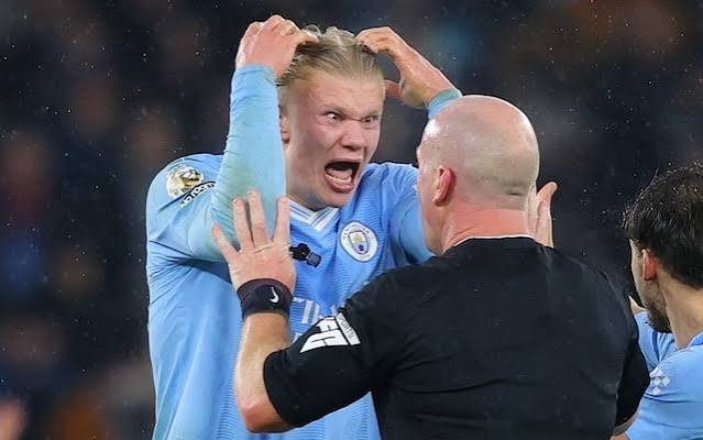 Erling Haaland’s Fury: Controversial Referee Decision Sparks Debate