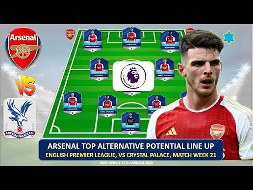 Arsenal vs Crystal Palace: Potential Lineups and Strategies
