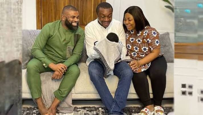 He Looks Like Nathaniel Bassey – Mixed Reactions As Mercy Chinwo Unveils Son’s Face