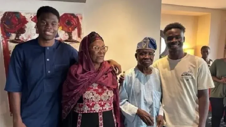 Bukayo Saka parents: Meet Adeniki and Yomi Saka