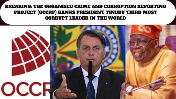 OCCRP Ranks President Tinubu Third Among World’s Most Corrupt Leaders