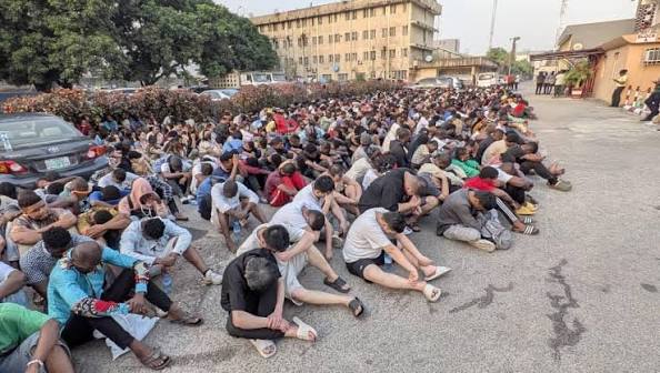 EFCC Arrests 792 in Historic Cybercrime Sweep in Lagos