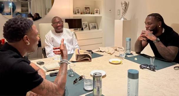 Femi Otedola Hosts Star-Studded Lagos Gathering with Wizkid & Burna Boy