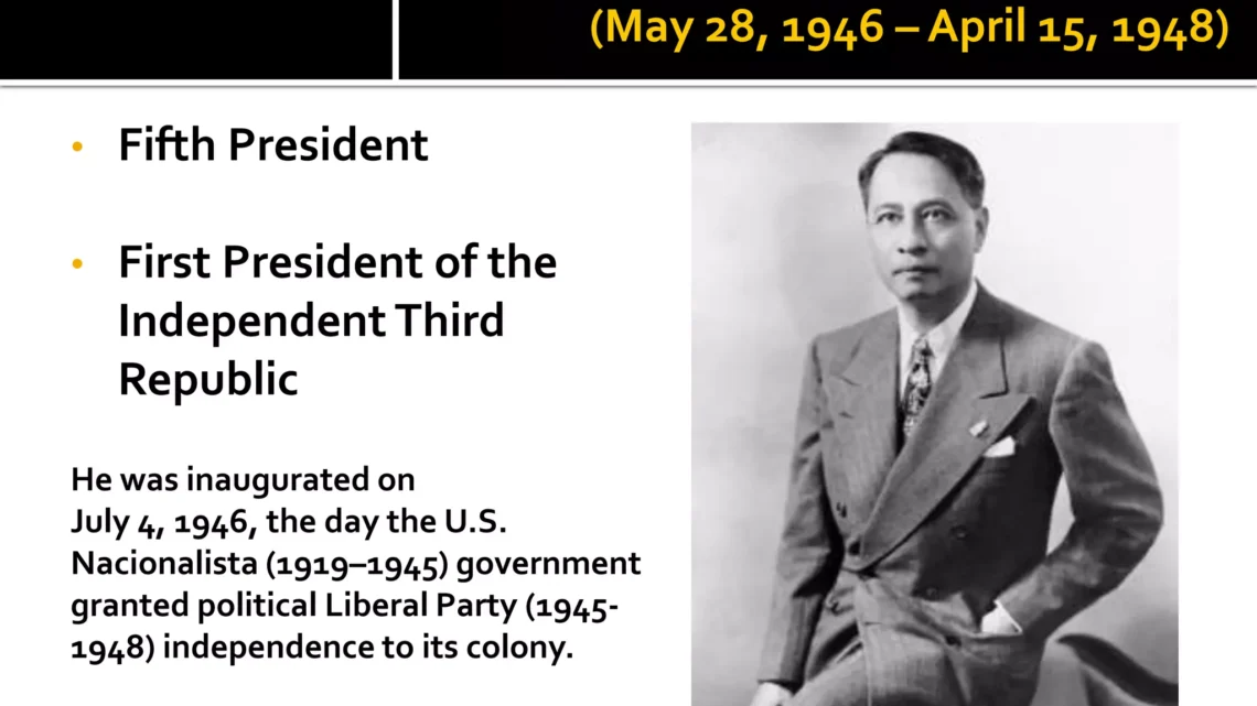 Manuel Roxas Biography: Age, Education, Net Worth, Wikipedia, Wife, Children