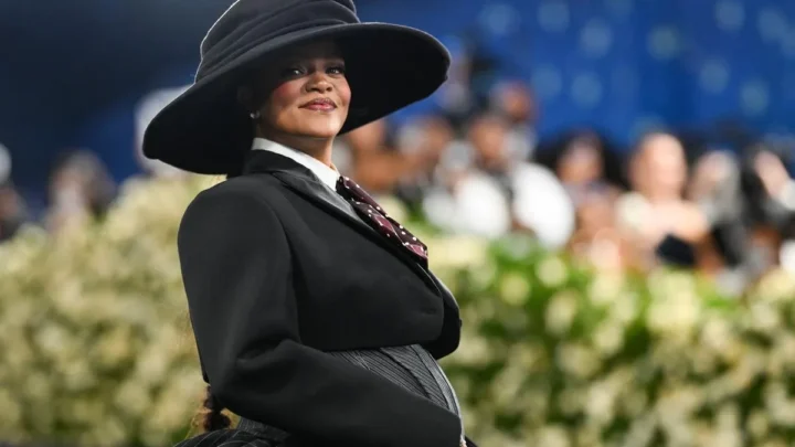 Rihanna’s Third Baby Bump Stunt Hijacks Met Gala Red Carpet