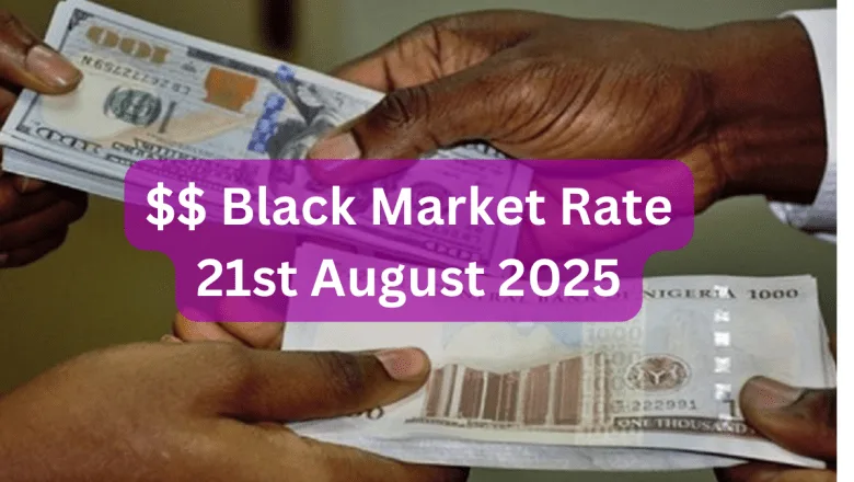 Aboki Naira to Dollar Black Market Exchange Rate Today, 21st August 2025
