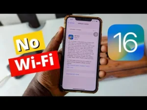 How To Update iOS Using Cellular Data