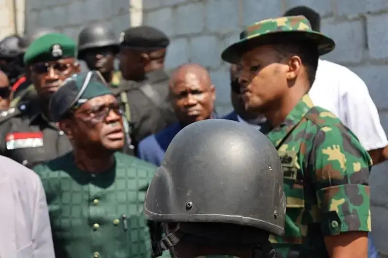 Soldiers Block Nyesom Wike from Demolishing Abuja Property Linked to Ex-Naval Chief