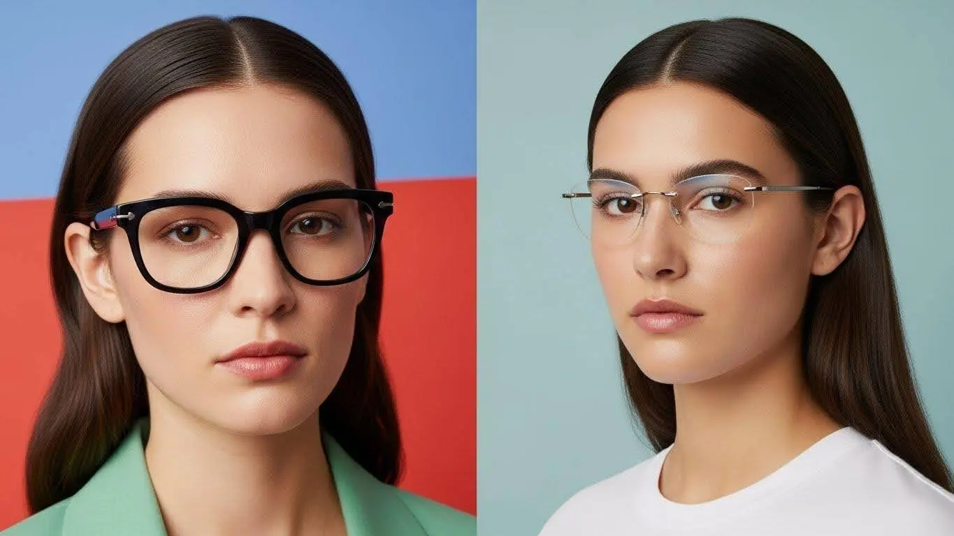 How Do Full Rim Glasses Compare to Rimless Styles?