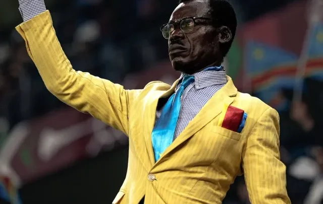 DR Congo Fan Michel Nkuka Mboladinga Revives Patrice Lumumba’s Legacy at AFCON 2025