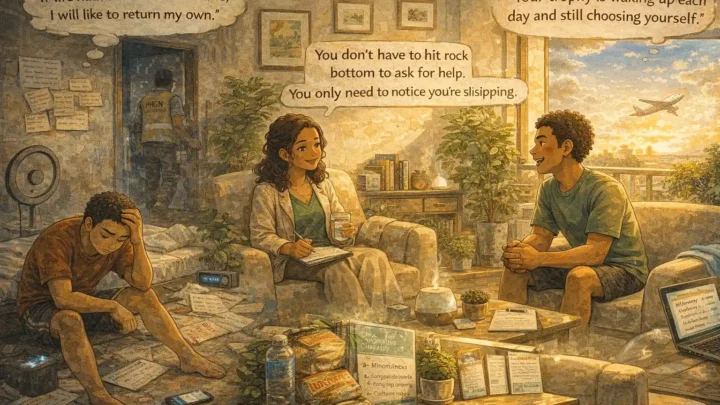 Mental Health Isn’t Pastel Quotes – It’s Showing Up When You’re Falling Apart