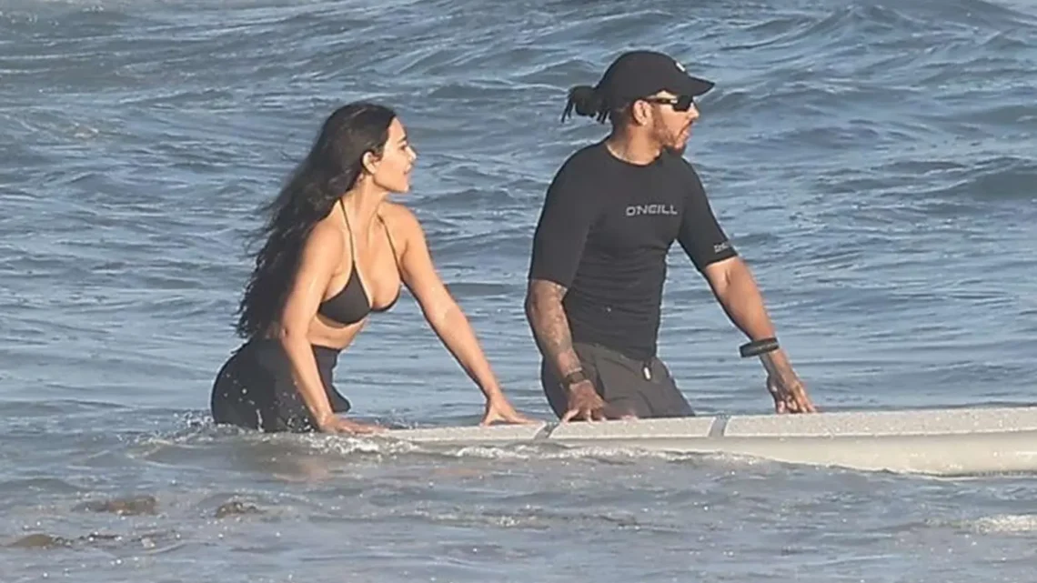 Kim Kardashian and Lewis Hamilton Confirm Romance With Malibu Beach Outing