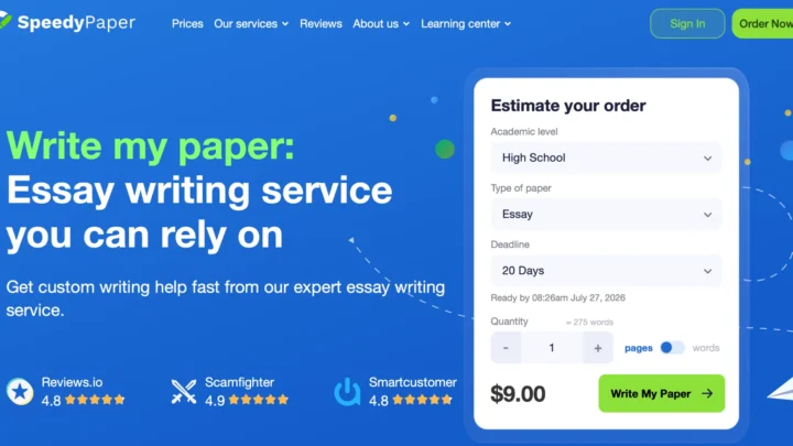 SpeedyPaper Review: Exploring One of the Popular Essay Writing Services