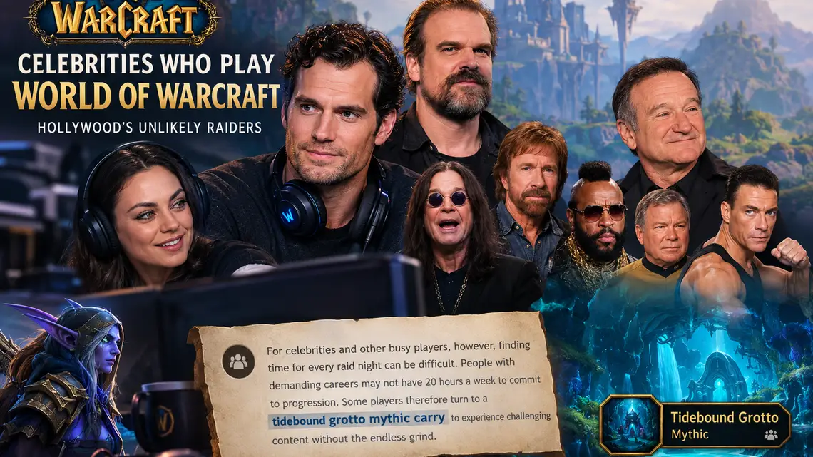 Celebrities Who Play World of Warcraft: Hollywood’s Unlikely Raiders